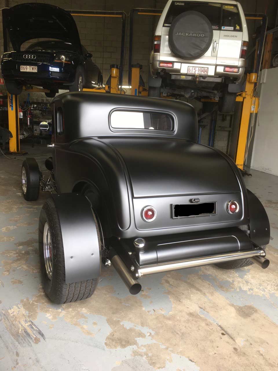 black ratrod