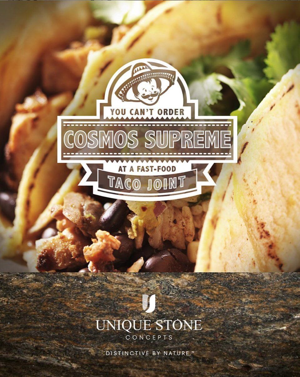 A poster for cosmos supreme taco joint