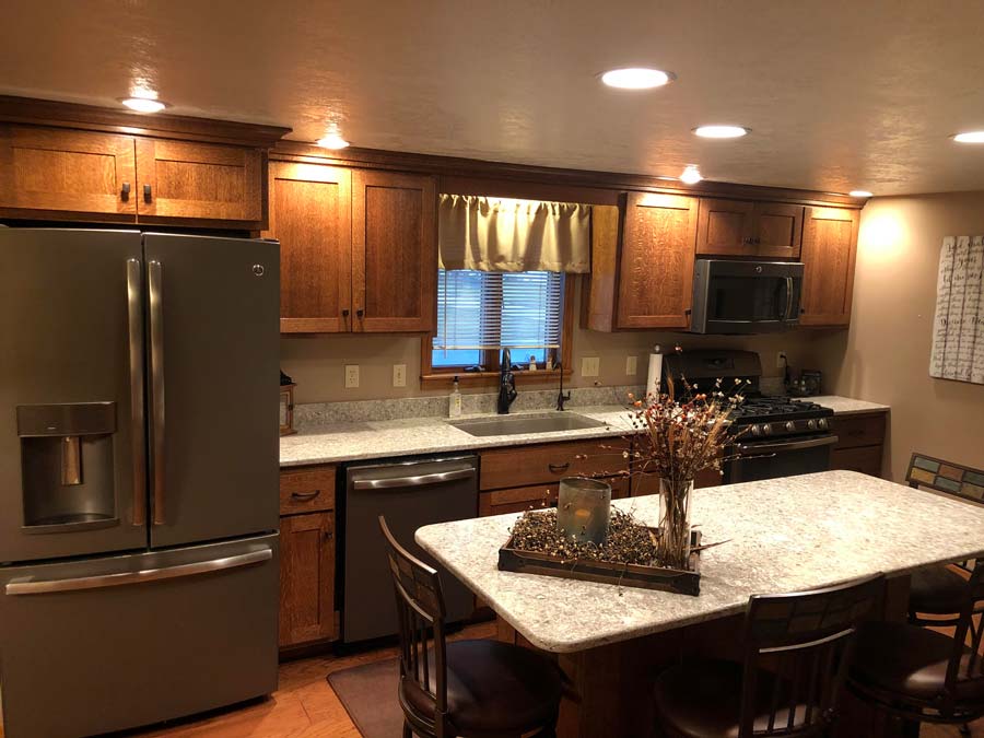 kitchen cabinets and countertops
