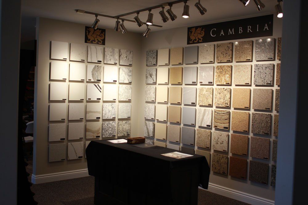 cambria quartz coutertop samples