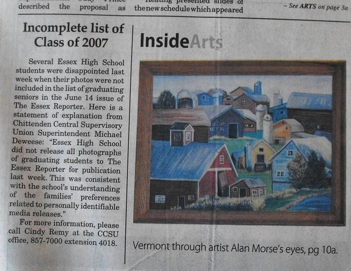 Fine Artist W. Alan Morse paintings and artwork information.