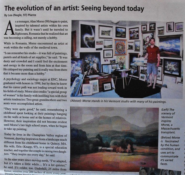 Fine Artist and Painter W. Alan Morse paintings and artwork