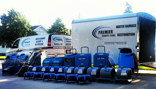 Cleaning Equipment and Van