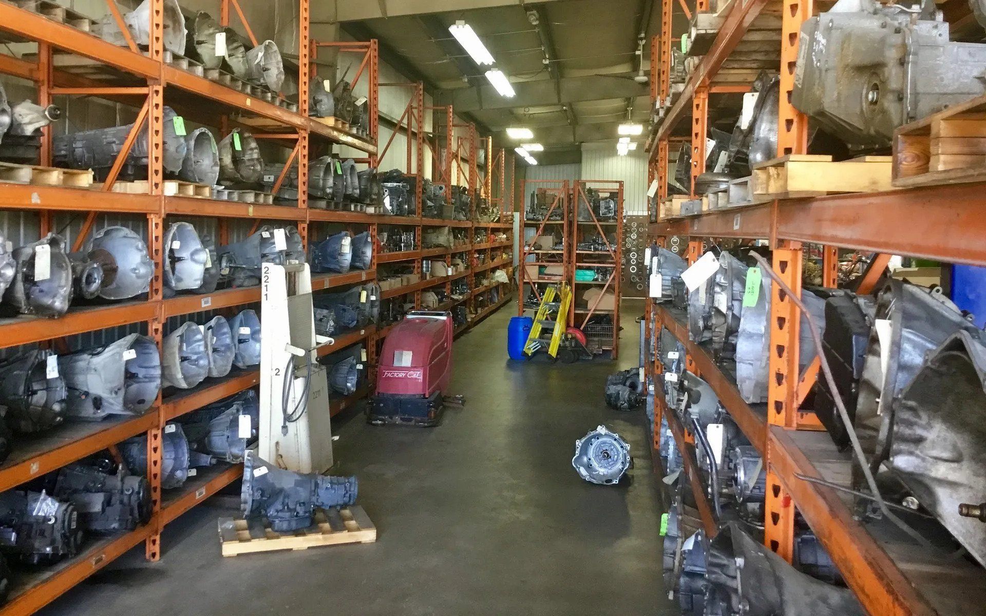 Transmission Stock Storage — Benton Harbor, MI — Pro Transmission Service Center