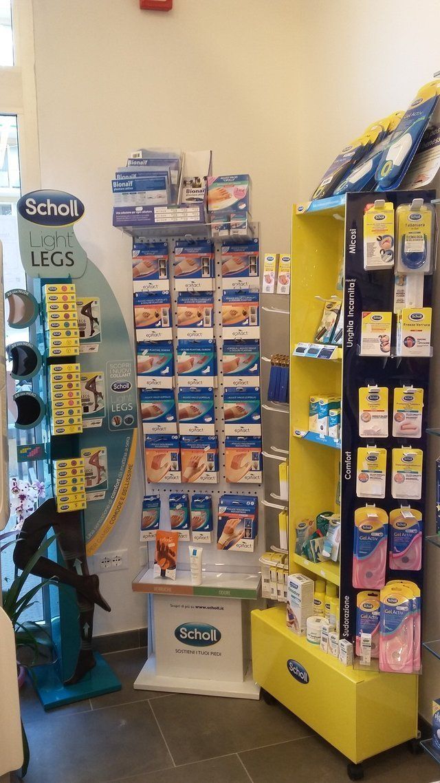 prodotti Scholl in esposizione