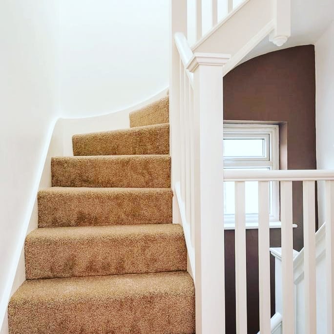 carpet on the steps