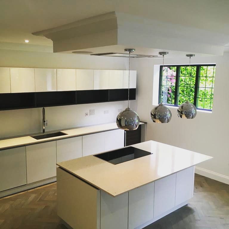 kitchen design with furnishing