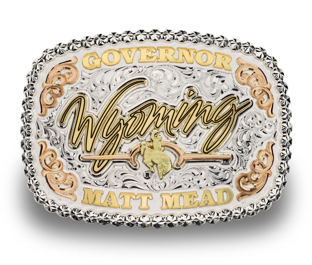 Wyoming Governor Matt Mead  Buckle