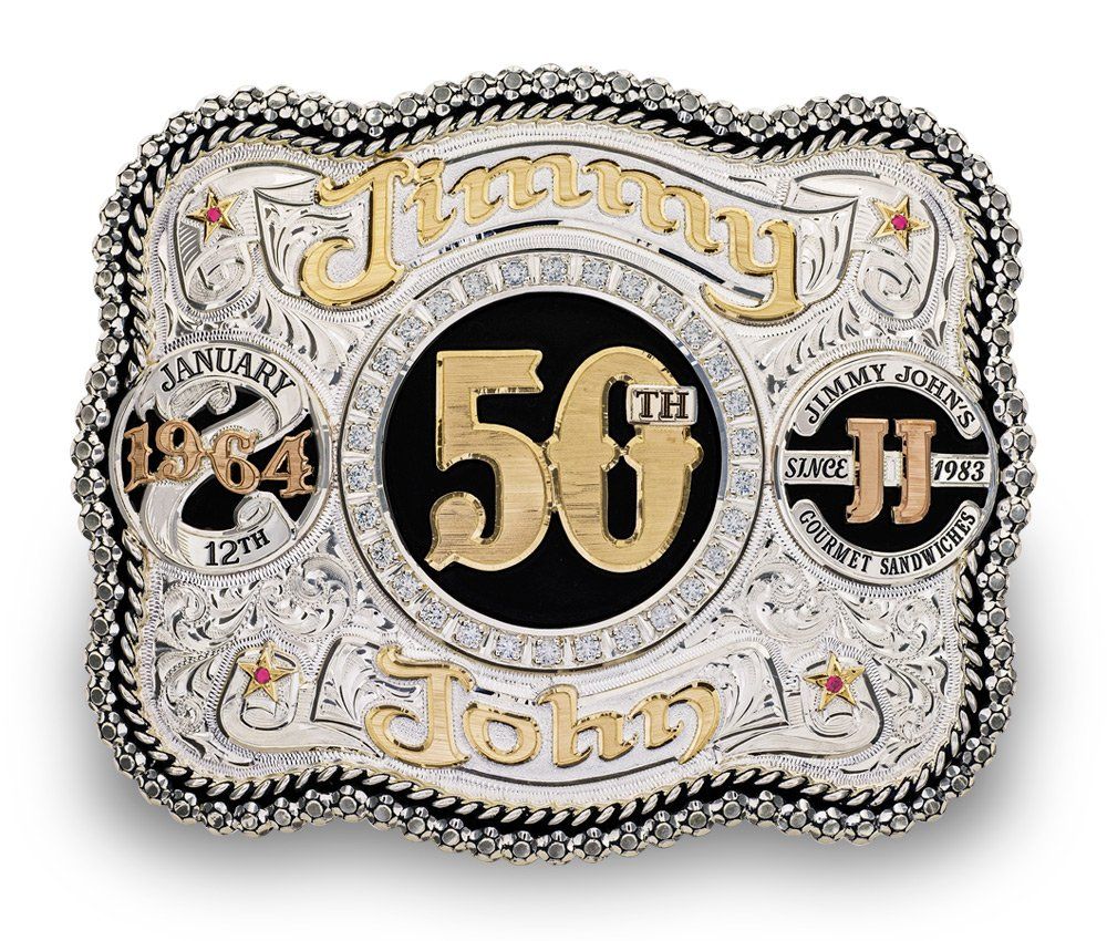 Jimmy John 50th Award Buckle