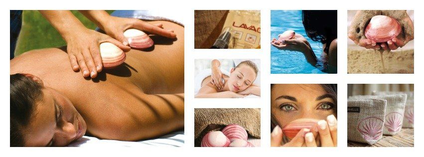 lava shell massage