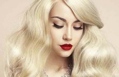 woman with stunning hair