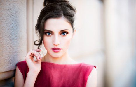 lady with blue eyes