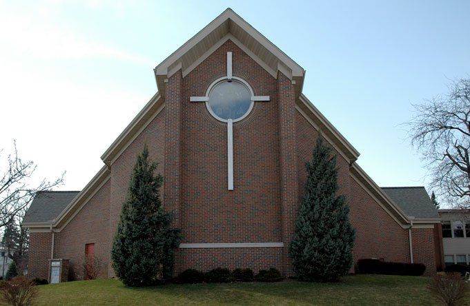 First Presbyterian Church Front View — Orville, OH — Imhoff Construction Services