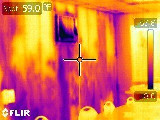 Poorly Insulated Wall — Orrville, OH — Imhoff Construction Services Poorly Insulated Wall — Orrville, OH — Imhoff Construction Services