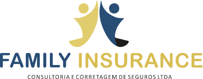 Um logotipo para uma empresa chamada seguro familiar