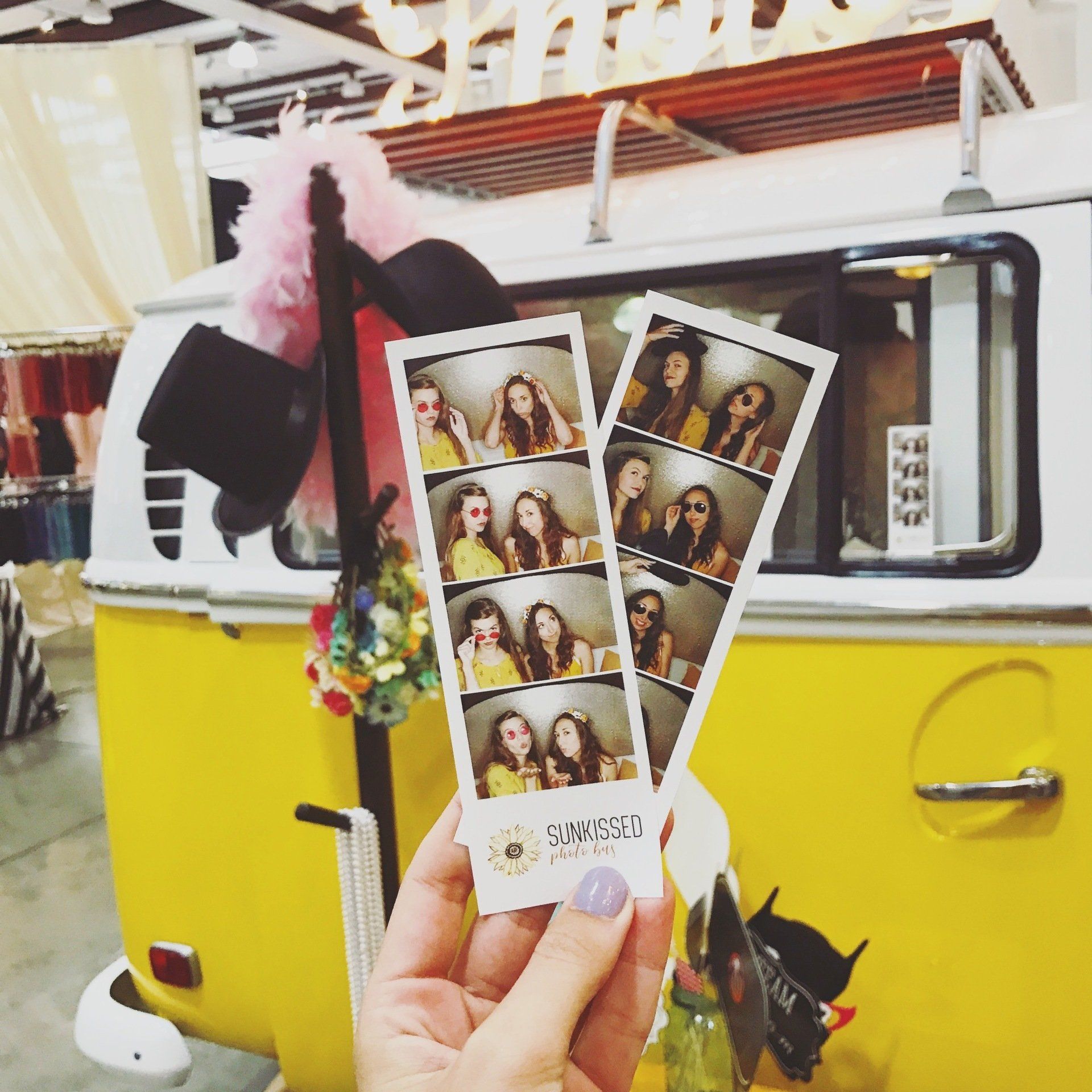 SunKissed Photo Bus at the Pink Bride Show Chattanooga 2018