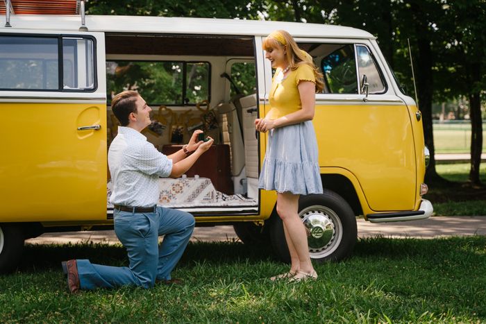 Proposal with Miss Daisy from SunKissed Photo Bus