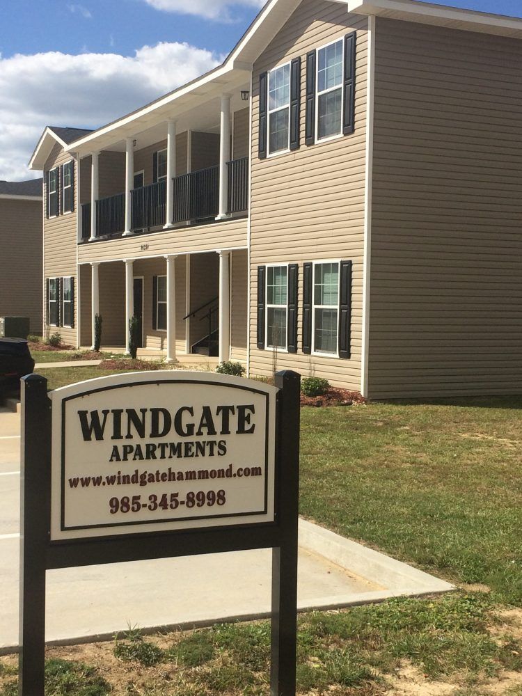 Windgate Apartments Sign