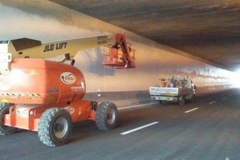 Realizzazione di segnaletica per un sottopassaggio