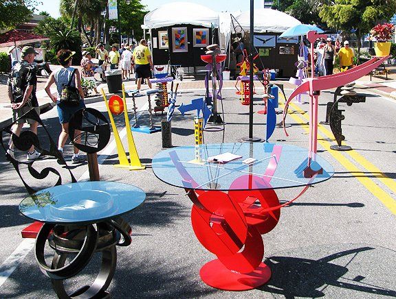 Scrap Metal Art at Street Festival