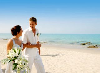 Cruise Ship on a Tropical Beach — Travel Agency in Denver, CO