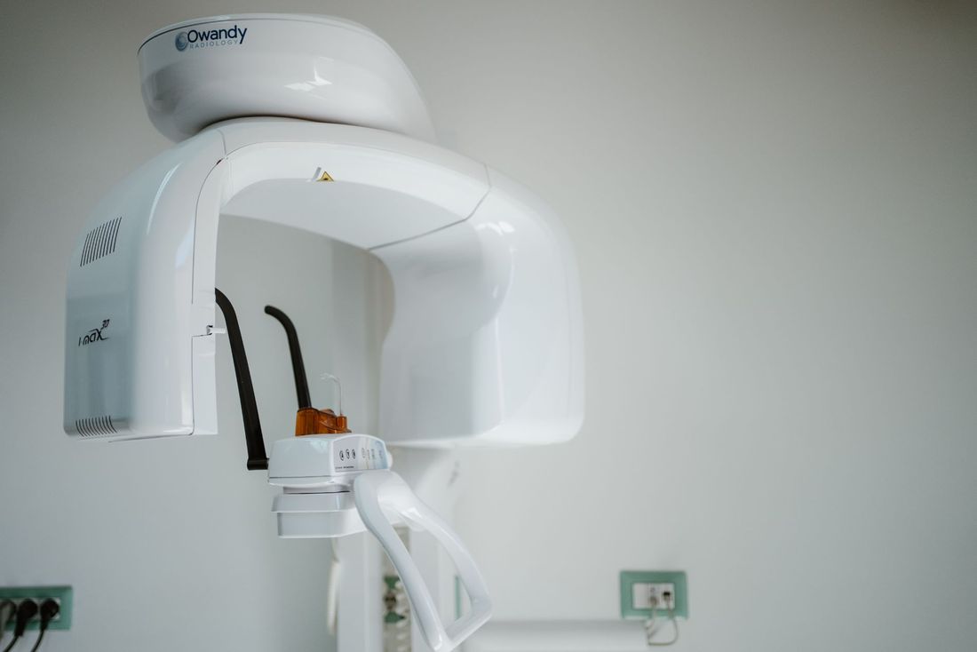 La sala d'attesa dello studio dentistico