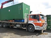 transporting green container