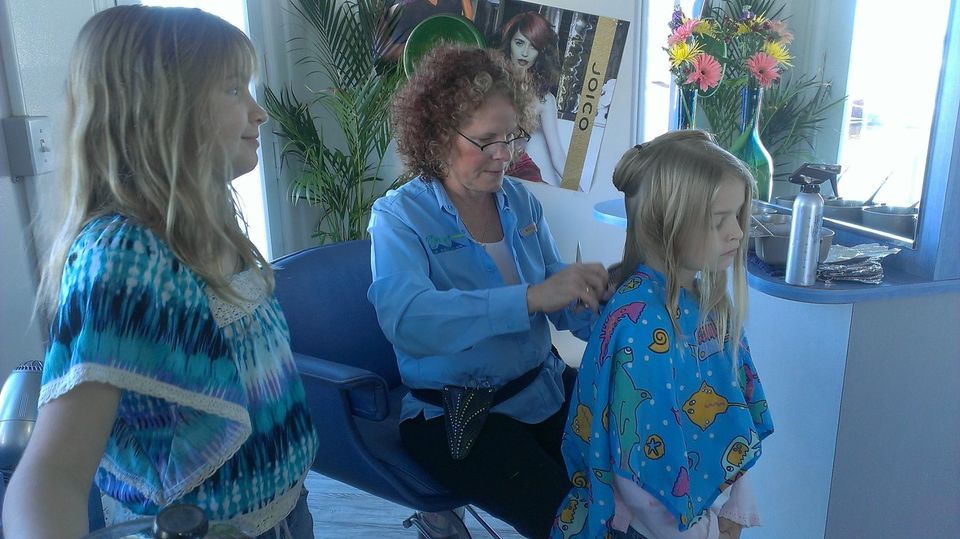 Kid Having Hair Treatment — Fort Myers, FL — Rumours Hair Design