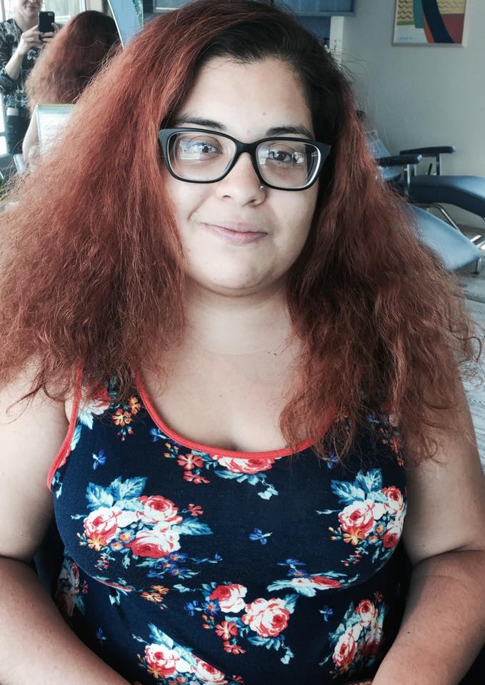 Before Hair Rebonding — Fort Myers, FL — Rumours Hair Design