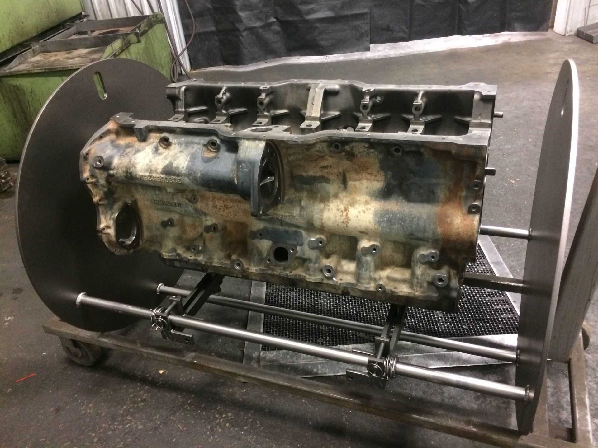 Caterpillar C15 Cylinder Block before