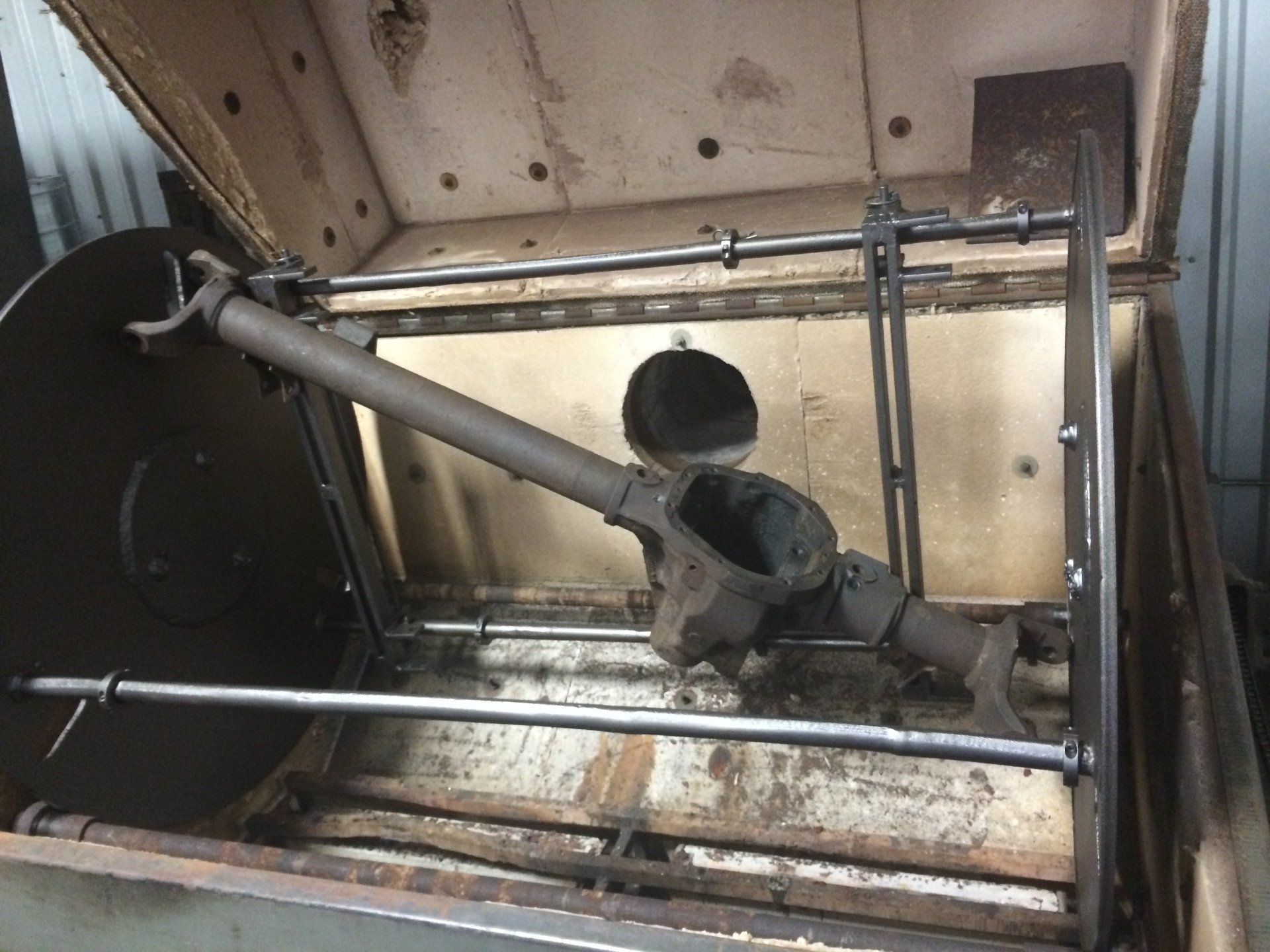 axle housing before