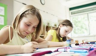 Girl's writing