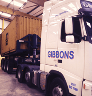 Tipper trailer for containerised transport