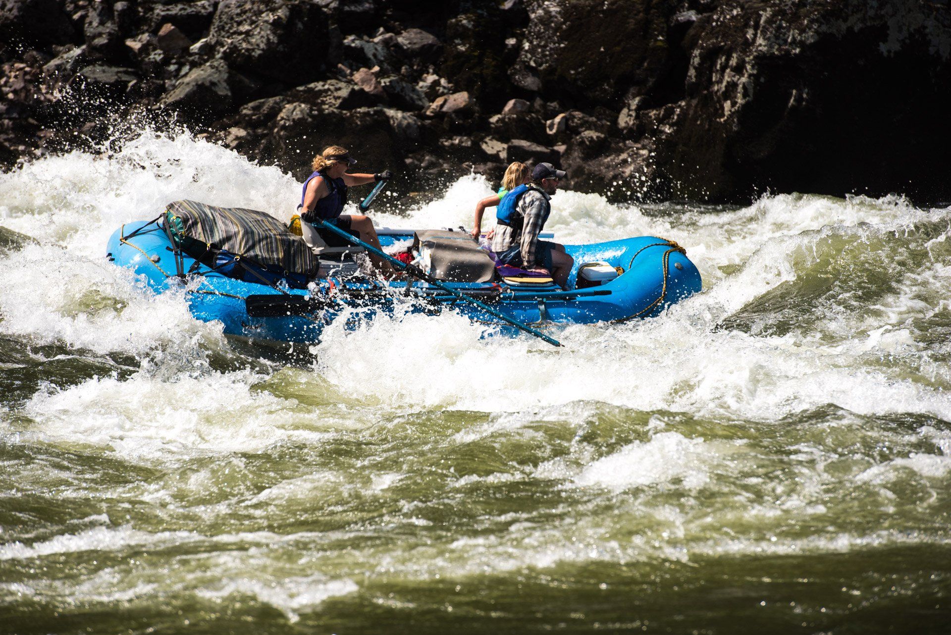 main salmon river rafting chittum rapid