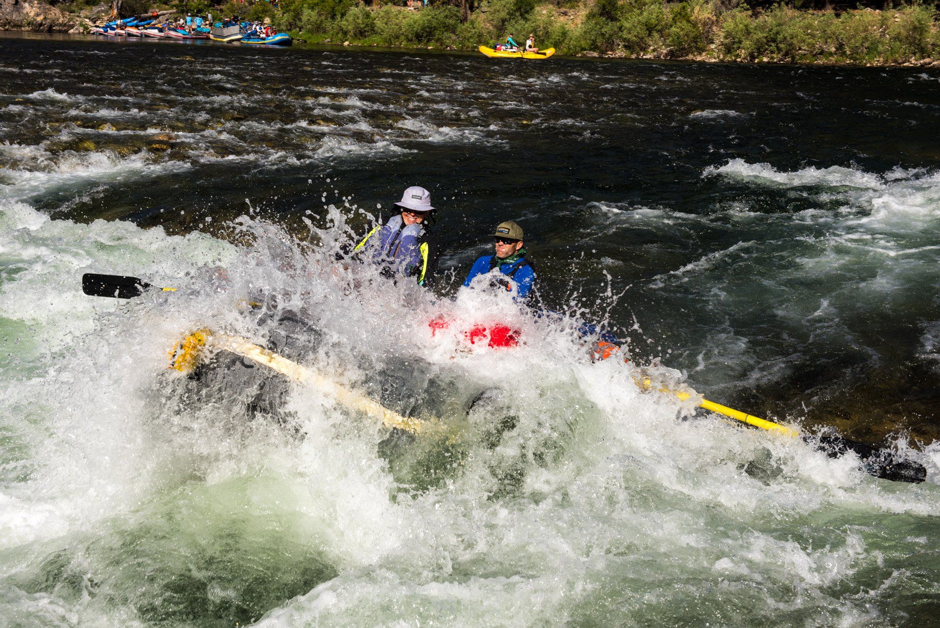 Whitewater rafting