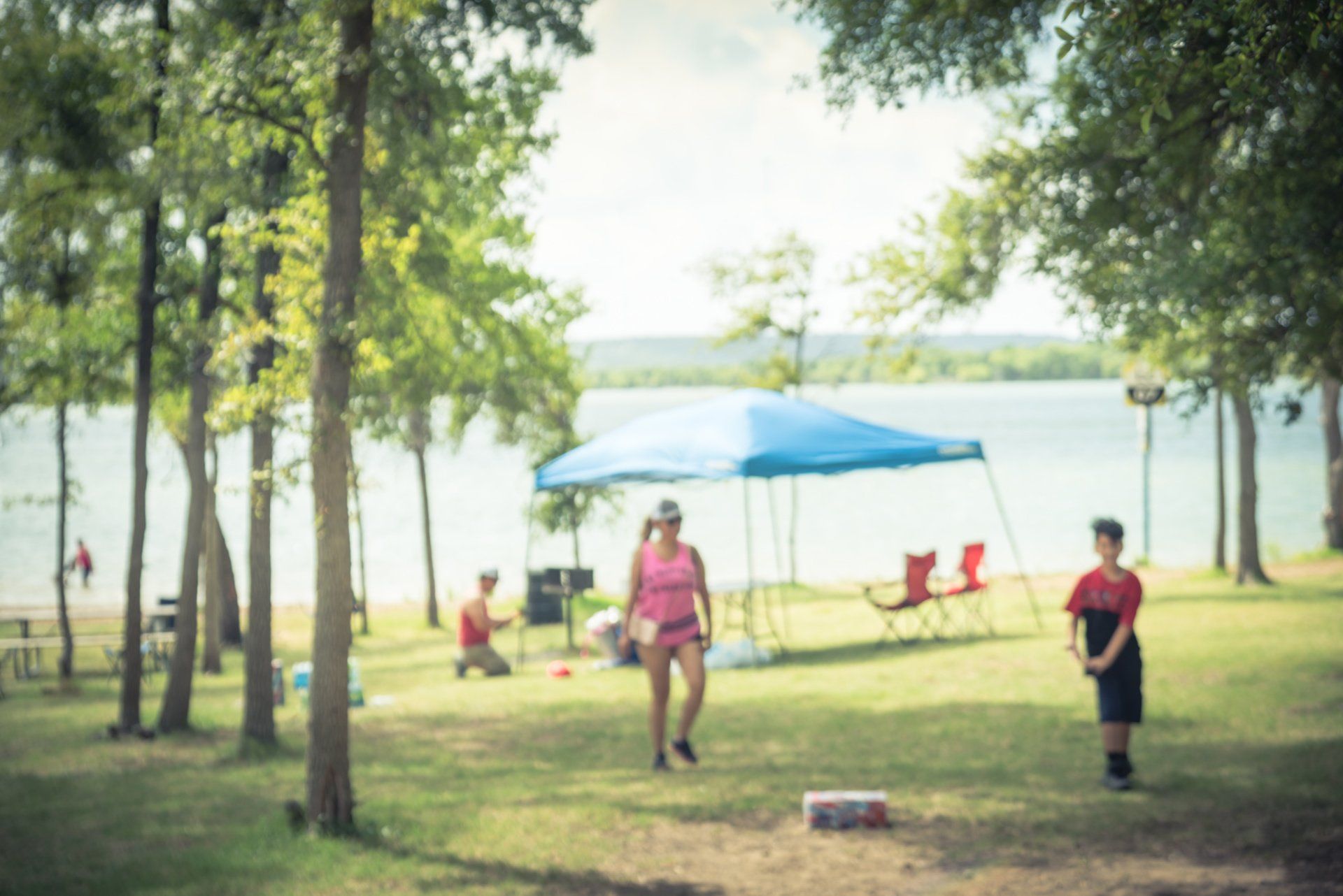 Texas Summer Lake BBQ