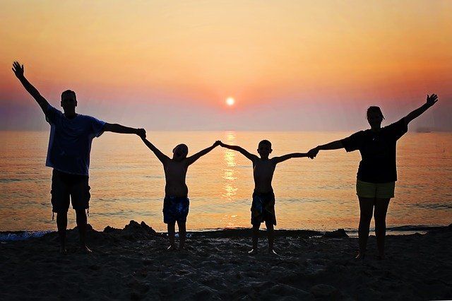 Family and Sunset — Redlands, CA — Beloved Foundation