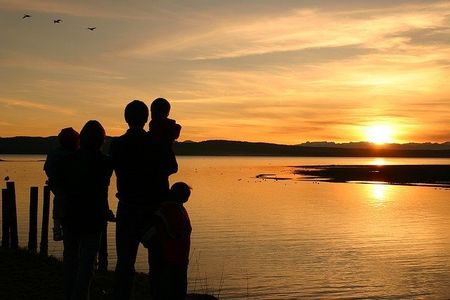 Silhouette Family and Sunset — Redlands, CA — Beloved Foundation Silhouette Family and Sunset — Redlands, CA — Beloved Foundation