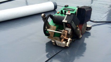 Industrial roof installation