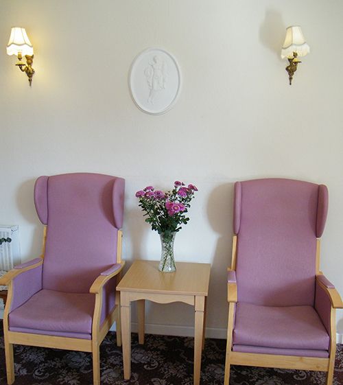 Subtle interior at the care home