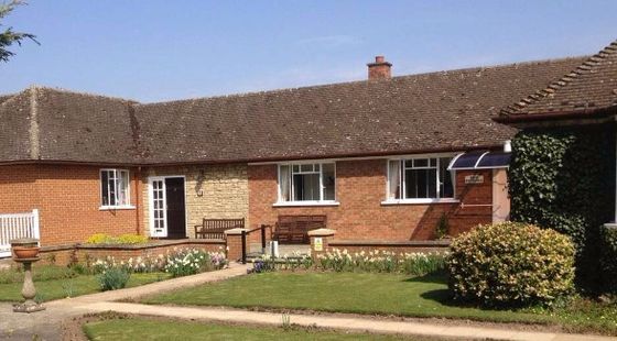 Outside view of retirement home for elders at Long Sutton