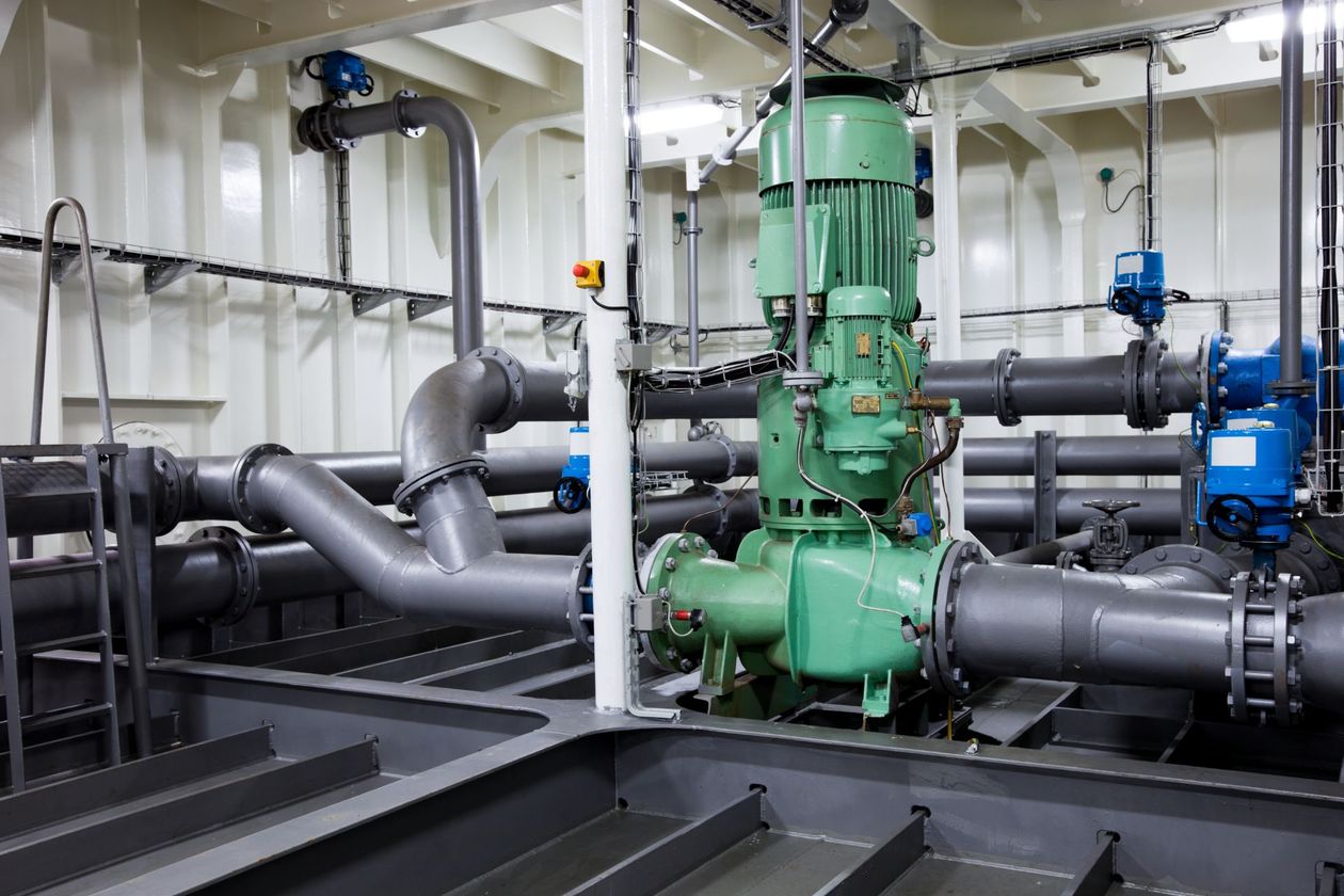 macchina industriale con motore elettrico