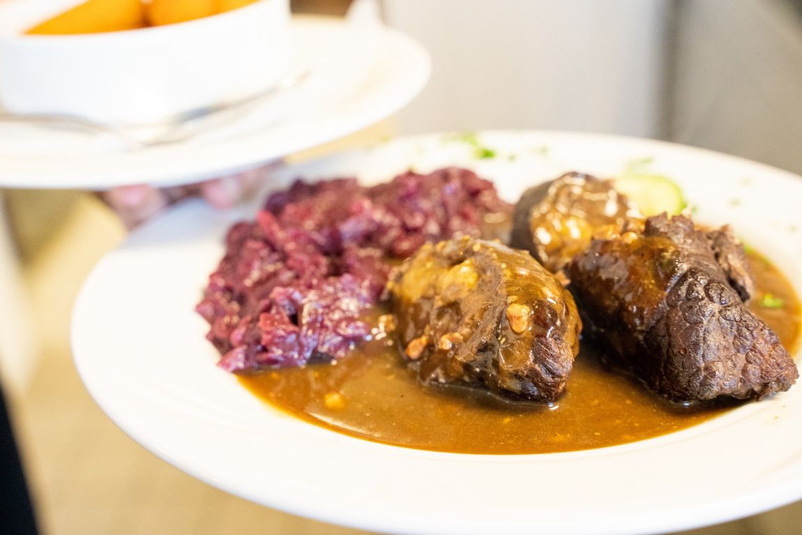 Hausgemachte Rinderroulade