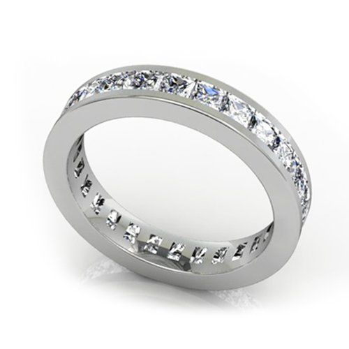 White Gold full eternity Wedding band