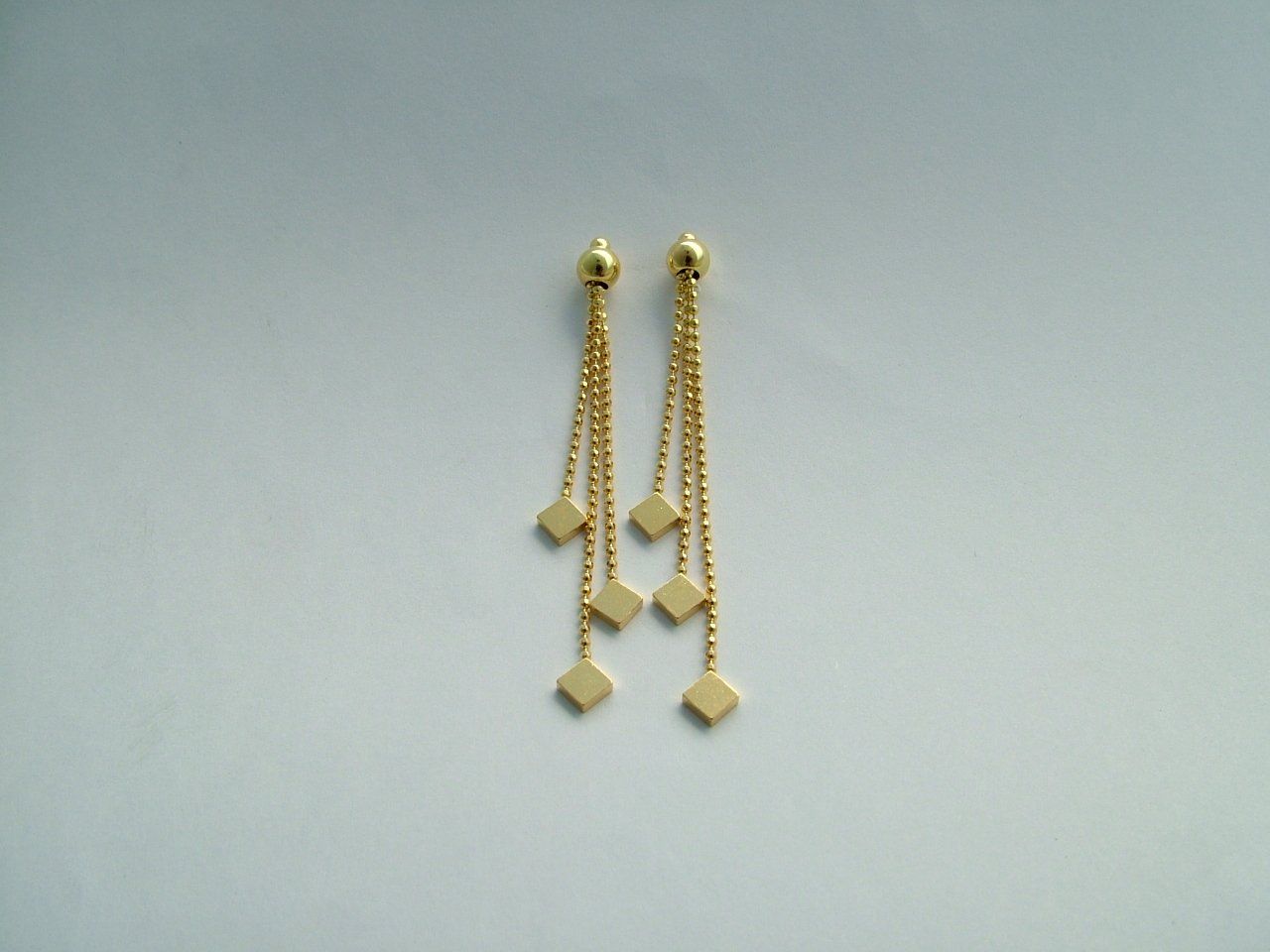 Yellow Gold Drop Earrings