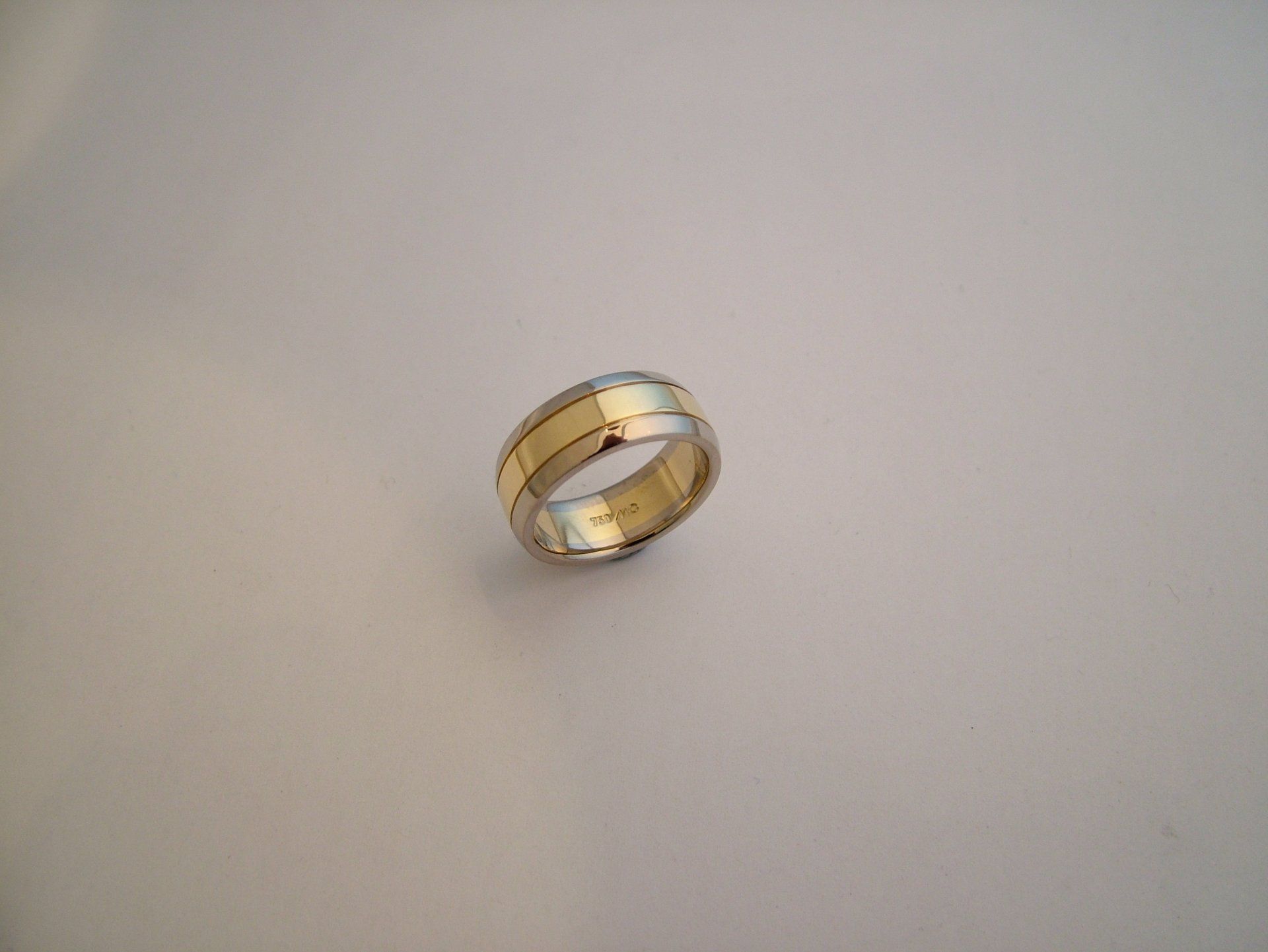 Mason Carter Two tone Wedding ring