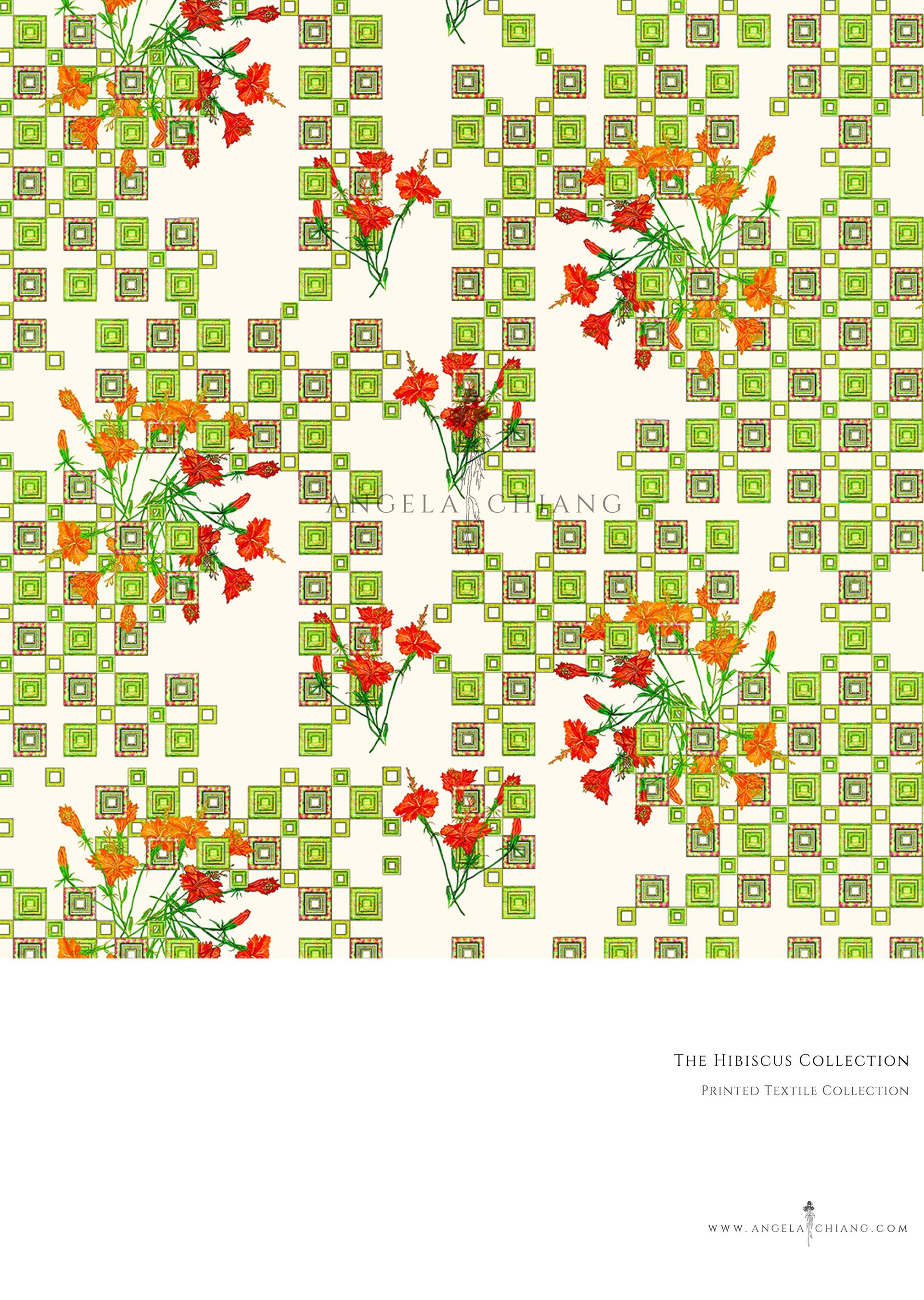 ANGELA CHIANG|The Hibiscus Collection:Apple Green