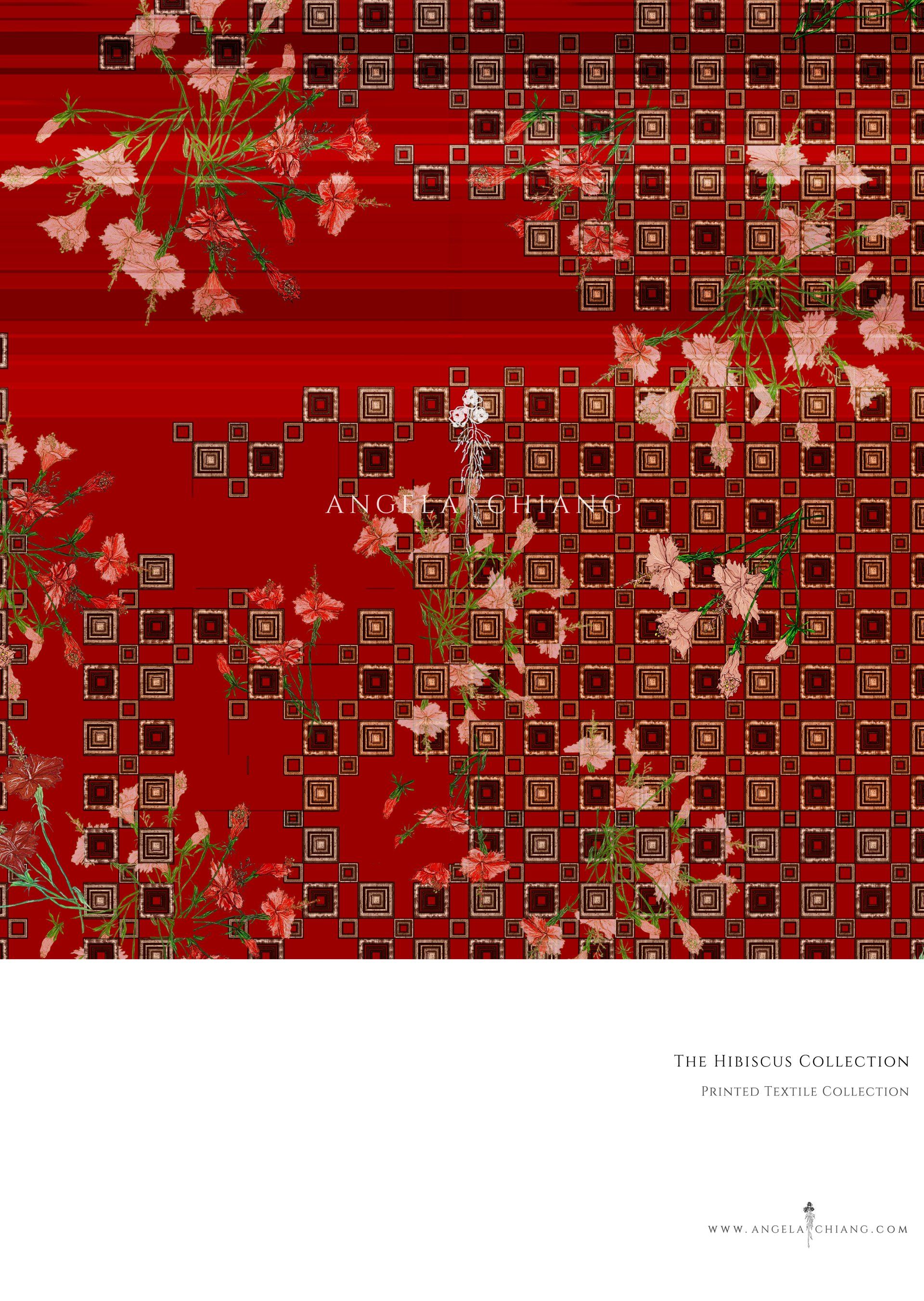 ANGELA CHIANG|The Hibiscus Collection:Maroon