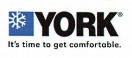 YORK logo with blue snowflake icon and the tagline “It’s time to get comfortable.”