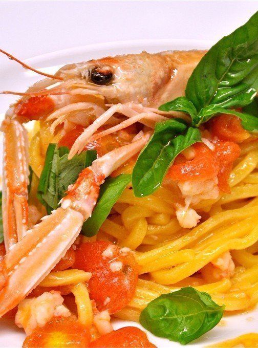 gamberetti con verdure